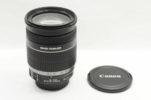 【適格請求書発行】訳あり品 Canon キヤノン EF-S 18-200mm F3.5-5.6 IS APS-C ズームレンズ【アルプスカメラ】241027b