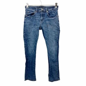 BOOTLEGGER デニムパンツ W31 スリムストレート ブルー 古着卸 アメリカ仕入 2405-1051