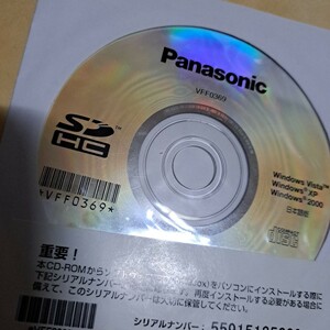 パナソニック　Panasonic　D-snap SD-jukebox Ver.6.7LE インストールCD-ROM VFF0369-B