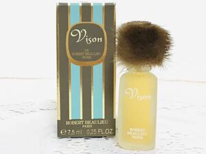 【USED】☆ ROBERT BEAULIEU ロベールボーリューVison ヴィゾン EDT 7.5ml ミニボトル ミニ香水 レア香水 フランス製