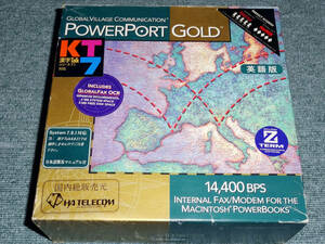 珍品 PowerPort Gold GlobalVillage Communication Internal FAX/Modem for the Macintosh PowerBooks & SuperFAX Modem & FAXstfv2.2.3