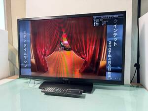 No082　シャープ　AQUOS　３２型　LED　液晶テレビ　２０１５年製　LC－３２BH11