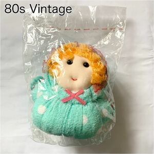 80s 80年代ヴィンテージ 一点物 ハンドメイド ぬいぐるみ 赤ちゃん パジャマ 人形