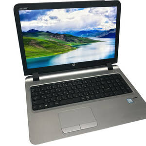 [Windows 11 PRO+ Office ] 中古 ノートパソコン HP PROBOOK450G3 [CPU I5-6200U/ メモリ 8GB] 管理番号A-07835