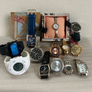 1000円〜時計おまとめ13本 未稼働品 Paul smith COACH agnes b. DISNEY20th D&G adidas kangol MCM MARC JACOBS ROXY ※稼働品含