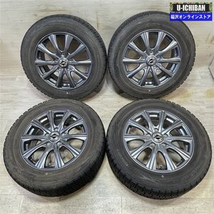 ヴェゼル オデッセイ 等 アクセルフォー 6.5-16+53 5H114.3 ダンロップ WM01 215/60R16 16インチ スタッドレス 4本セット 009k