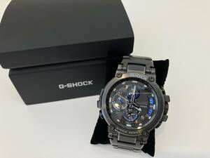 CASIO カシオ G-SHOCK ジーショック MTG MTG-B1000 Bluetooth搭載 タフソーラー ブラック ブルー メンズ 腕時計 稼動品