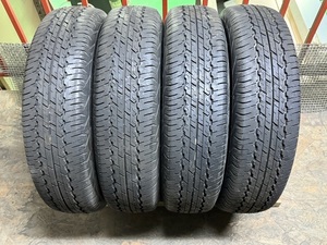 ダンロップ　AT20　GRANDTREK　195/80R15　ジムニーシエラ純正サイズ　新車外し　4本　2022年製