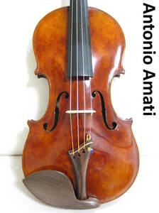 【深紅良乾燥１枚板】 Antonio Amati アマティ バイオリン 4/4 メンテナンス・調整済み