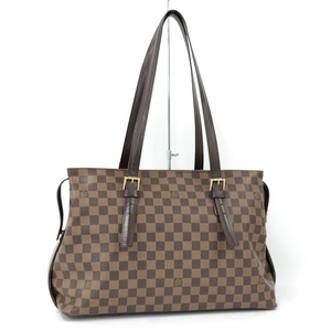 LOUIS VUITTON チェルシー トートバッグ ダミエ エベヌ N51119