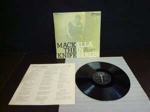 TMB-06458-03 LPレコード MACK THE KNIFE ELIA IN BERLIN VL-1031