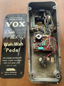 VOX Clyde McCny WAH 1967年製 クライドマッコイ ワウ