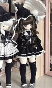 ディーラー様製 mdd kumako サイズ 1/4ドール 服セット　魔女　魔法使い