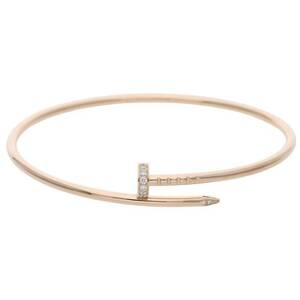 カルティエ Cartier JUSTE UN CLOU BRACELET SM DIA サイズ:18 K18YGダイヤジュストアンクルブレスレット 中古 SS13