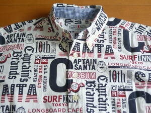 キャプテンサンタ Captainsantaのミュージアム１０周年半袖プルオーバーシャツ　Ｓサイズ　日本製　ＶＡＮ ＪＡＣ