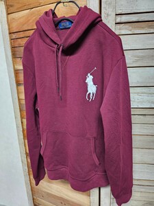 RALPH LAUREN ラルフローレン ビッグポニー　パーカー　M ボルドー エンジ フーディ スウェット