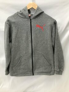 PUMA プーマ キッズ服 ジップアップパーカースポーツウエア ■468