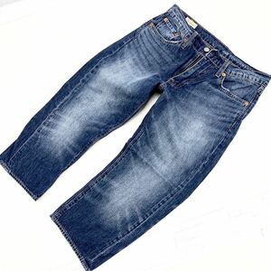 リーバイス LEVIS PREMIUM 505 アンクルパンツ ジーンズ ジーパン W30 色落ち感抜群♪ 定番の好シルエット♪■Ja2522