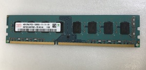 HYNIX 2rx8 PC3-12800U 4GB DDR3デスクトップ用 メモリ DDR3-1600 4GB 240ピン NON-ECC DDR3 DESKTOP RAM 中古動作確認済