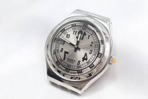 【W205-22】動作品 電池交換済 Swatch スウォッチ backward バックワード AG1993 腕時計 フェイスのみ メンズ【送料全国一律185円】