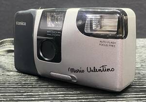 Konica Mario Valentino AUTO FLASH FOCUS FREE コニカ + KONICA LENS コンパクト フィルムカメラ #1299