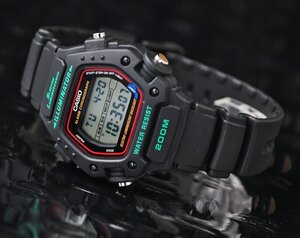 新品 逆輸入CASIO トムクルーズ着用機種 ミッションインポッシブル 200m防水 アラーム＆クロノグラフ 激レア日本未発売 ELライト カシオ