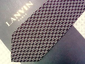 ♪35085C♪良品【花 小花 柄】ランバン【LANVIN】ネクタイ