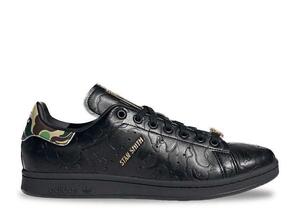 A BATHING APE × adidas Originals Stan Smith 30th Anniversary "Black" 28cm IG1116