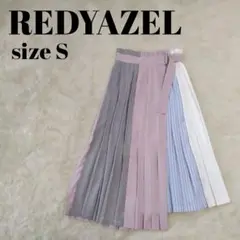 REDYAZEL レディアゼル アシンメトリー巻きスカート プリーツスカート s