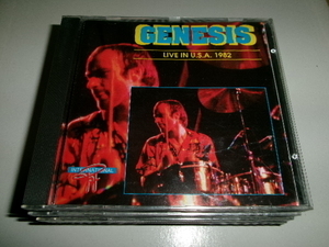 プログレ■GENESIS　日本語解説付きCD「LIVE IN U.S.A 1982」ジェネシス　フィル・コリンズ　ハーフオフィシャル盤　コレクターズ