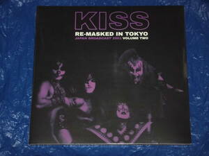 新品2LP(UK)★FM放送用未発表音源★RE-MASKED IN TOKYO:JAPAN BROADCAST 2001 VOLUME TWO★KISS