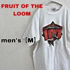 C928【FRUIT OF THE LOOM】半袖タイダイTシャツ【M】ホワイト