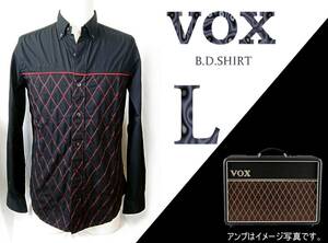 VOX【B.D.シャツ】L (M位)アンプデザイン【管45-3】送料￥１８５