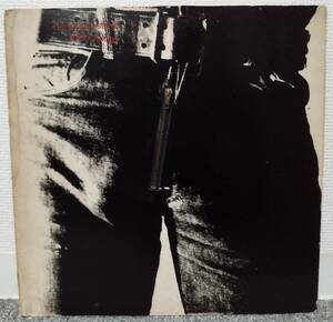 (LP) The Rolling Stones Sticky Fingers, P-8091S (1971) 動作するジッパー