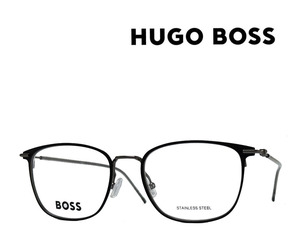 【HUGO BOSS】ヒューゴ ボス　メガネフレーム　 BOSS 1431F　RZZ　マットブラック・ダークルテニウム　国内正規品