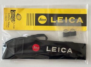 LEICA STRAP 刺繍ストラップ 日本製☆希少 未使用保管品 (ある意味で)正規品☆純正取付金具 送料無料