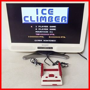 動作品 FC ファミコン ニンテンドークラシックミニ ファミリーコンピュータ 本体 CLV-101 + ACアダプター まとめてセット Nintendo【10