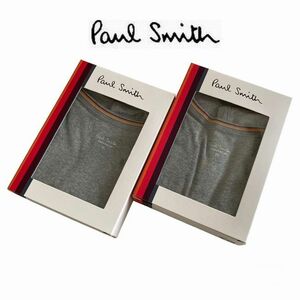 新品 定価合計6,820円 Paul Smith ポールスミス タンクトップ LL グレー インナーウエア 2点セット アンダーシャツ 下着 アンダーウエア