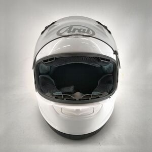 美品 Arai アライ SNELL Astro IQ フルフェイスヘルメット ホワイト 55.56cm 2015年製 ◆3102/掛川店