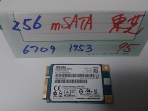 ■ SSD mSATA ■ 256GB （6709時間）　東芝 THNSNJ256GMCU　正常判定　送料無料