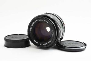 #3518 キャノン Canon New FD NFD 50mm f1.4 MF Standard Lens [動作確認済] 美品