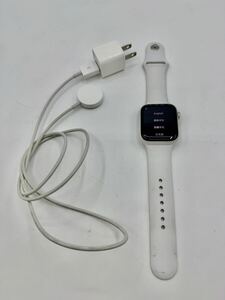 【通電ok】 アップルウォッチ SE 44MM 10N-X Apple Watch ホワイト 腕時計