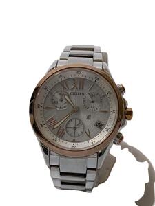 CITIZEN◆ソーラー腕時計/アナログ/ステンレス/SLV/SLV/H504-T021280