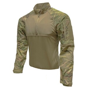 SHELLBACK TACTICAL コンバットシャツ 1/4 ZIP OCP リップストップ生地 SBT-8200-OCP [ Sサイズ ]