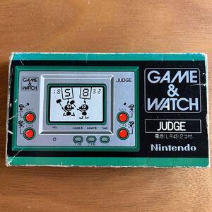 ゲームウォッチ GAME WATCH / ジャッジ JUDGE / レア 貴重 良作 / Nintendo 任天堂