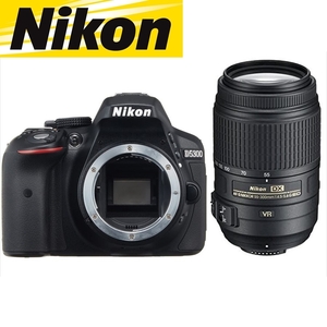 ニコン Nikon D5300 AF-S 55-300mm VR 望遠 レンズセット 手振れ補正 デジタル一眼レフ カメラ 中古