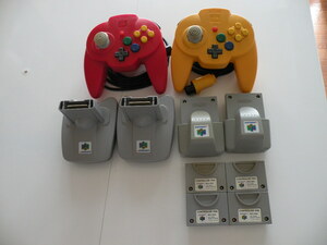 NINTENDO64・ニンテンドウ６４・HORIコントローラー・振動パック・６４GBパック・コントローラーパック・USED