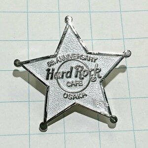 送料無料)Hard Rock Cafe 保安官バッジ ハードロックカフェ PINS ブローチ ピンズ A13015