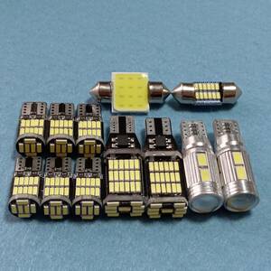 ZWA10 CT200h 超爆光！T10 LED ルームランプ ナンバー灯 バックランプ ポジション 12点セット ホワイト レクサス /45/10/26/T31/T28