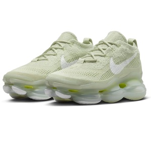 ☆NIKE WMNS AIR MAX SCORPION FLYKNIT 薄黄緑/白/蛍光黄 25.5cm ナイキ ウィメンズ エア マックス スコーピオン フライニット DJ4702-300